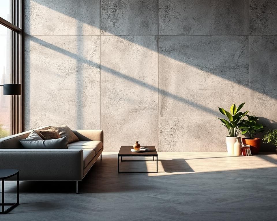 Wat maakt een wandafwerking zoals betonlook populair?