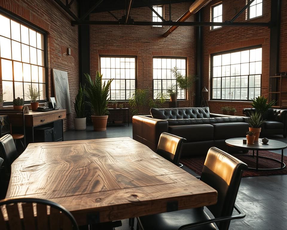 Welke meubels passen bij een industrieel interieur?