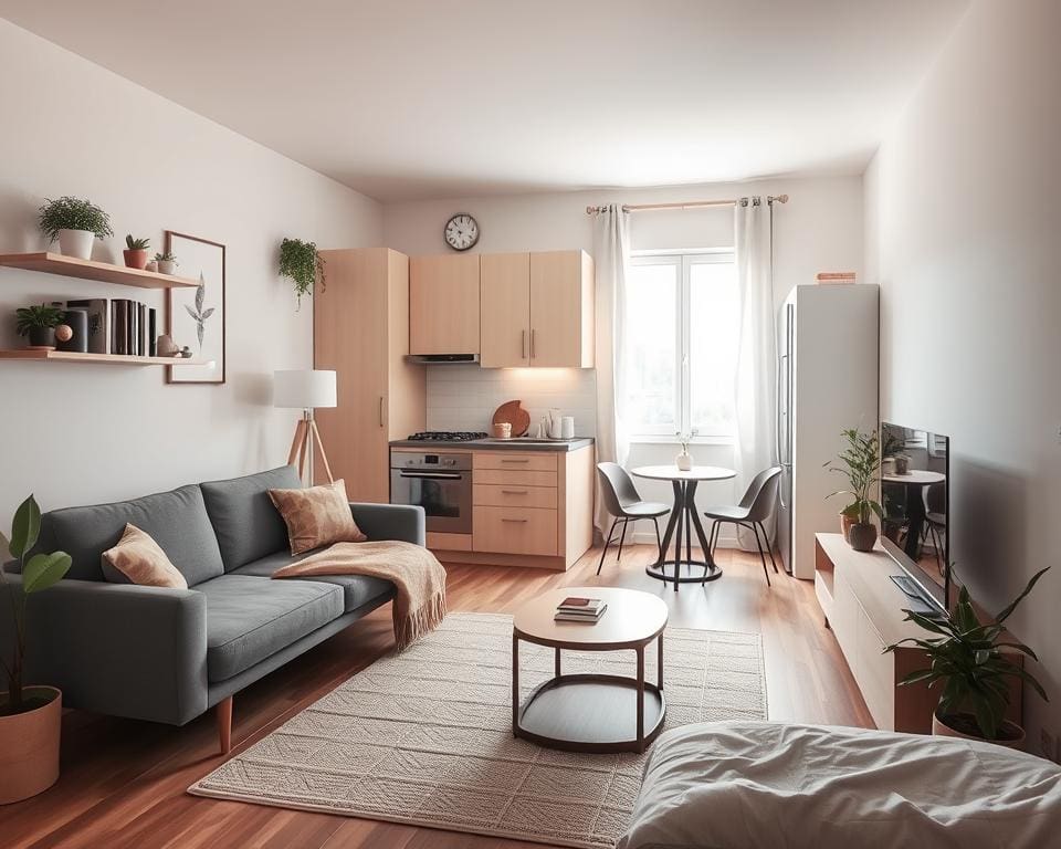 Hoe richt je een klein appartement efficiënt in?