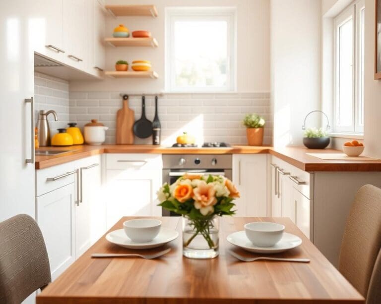 Hoe richt je een kleine keuken praktisch in?