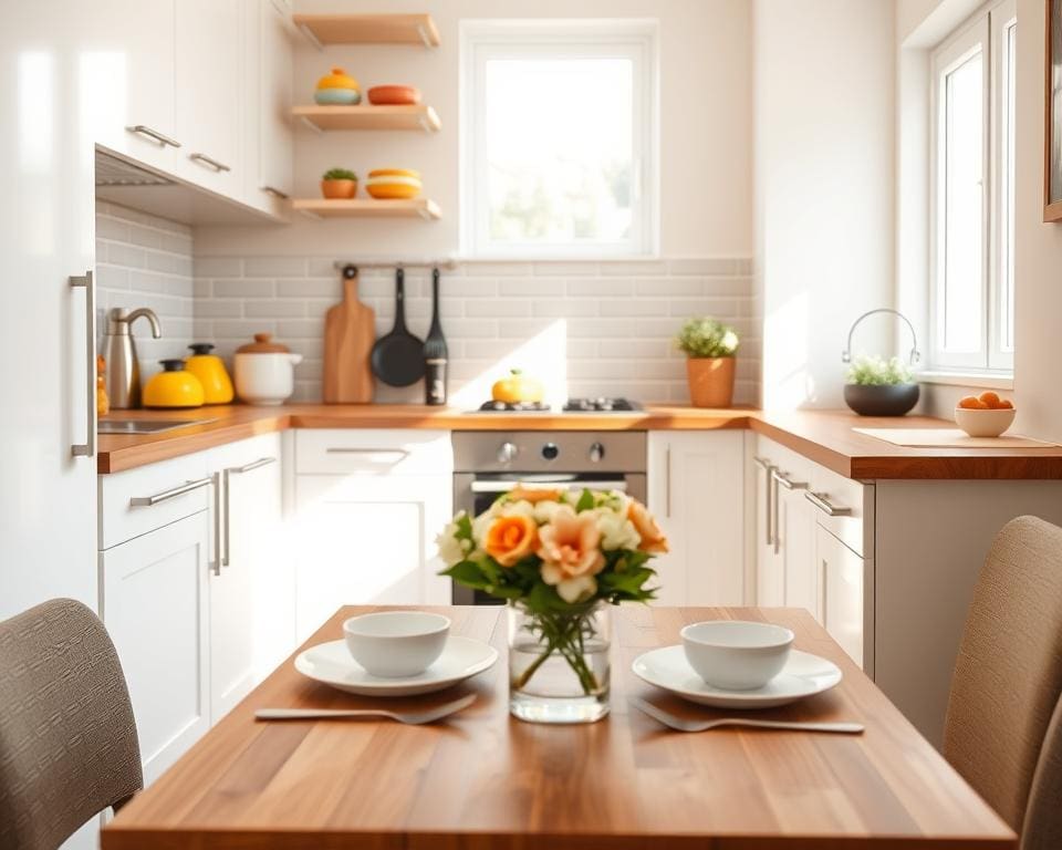 Hoe richt je een kleine keuken praktisch in?