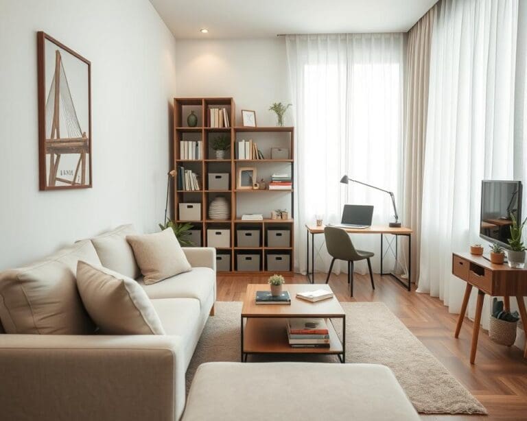 Hoe richt je een kleine woonkamer efficiënt in?