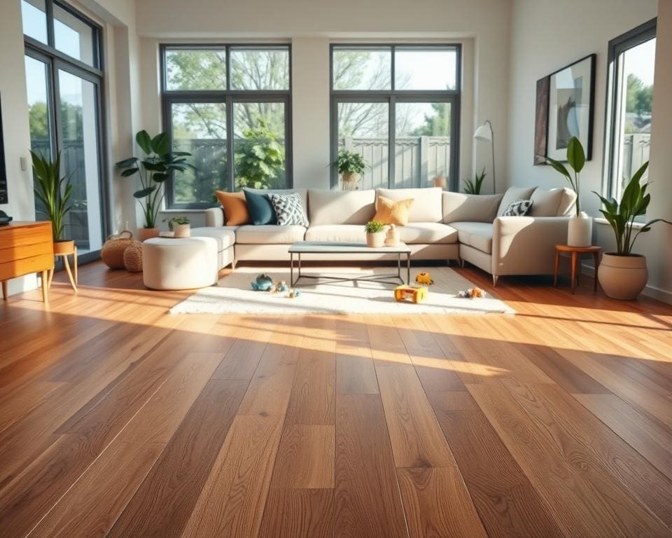 Onderhoudsvriendelijke vloeren voor drukke huishoudens