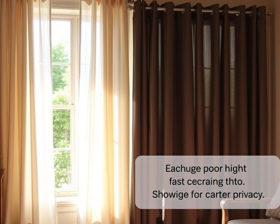 Welke gordijnen zorgen voor meer privacy?