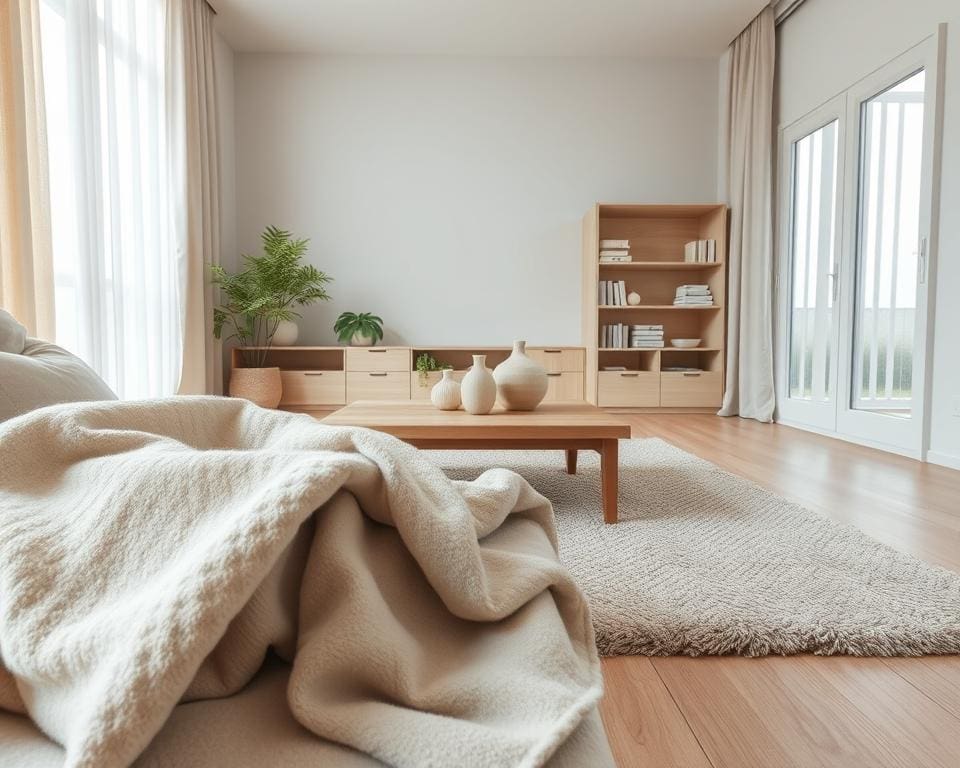 Welke materialen zorgen voor een rustige look?