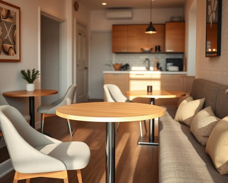 Welke tafels passen in een compacte eetruimte?