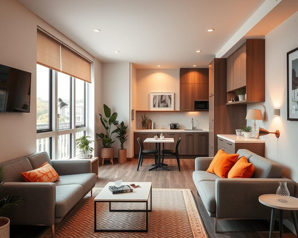 Woonideeën voor een compacte studio