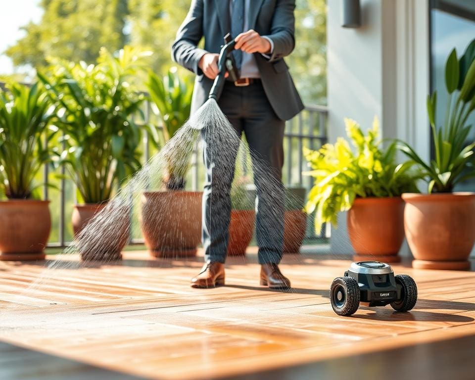 Is een hogedrukreiniger handig voor je terras?