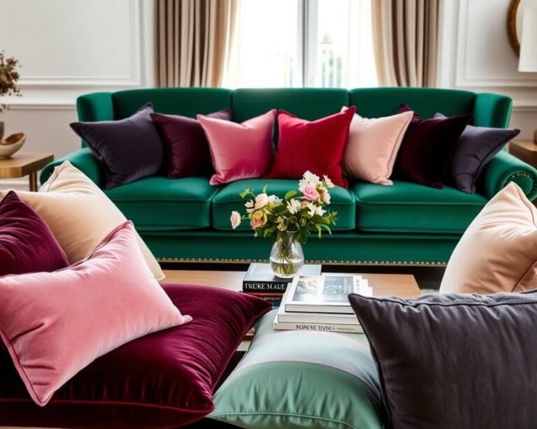 Welke fluwelen sierkussens passen bij je bank?