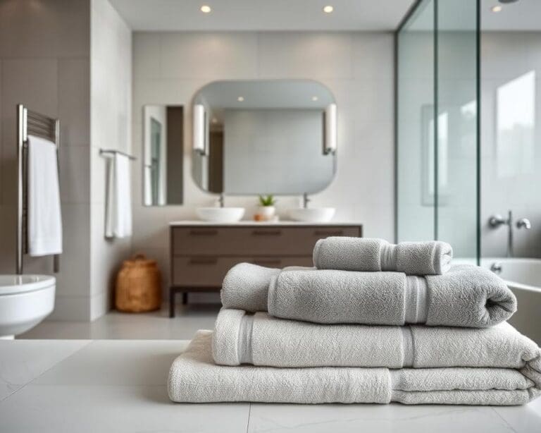 Welke handdoekenset past bij een moderne badkamer?