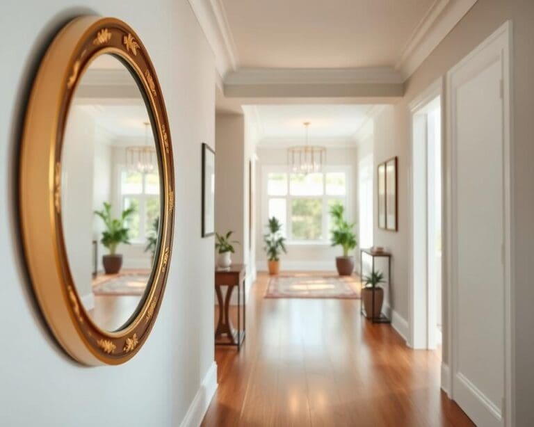 Welke ronde wandspiegel maakt je hal groter?