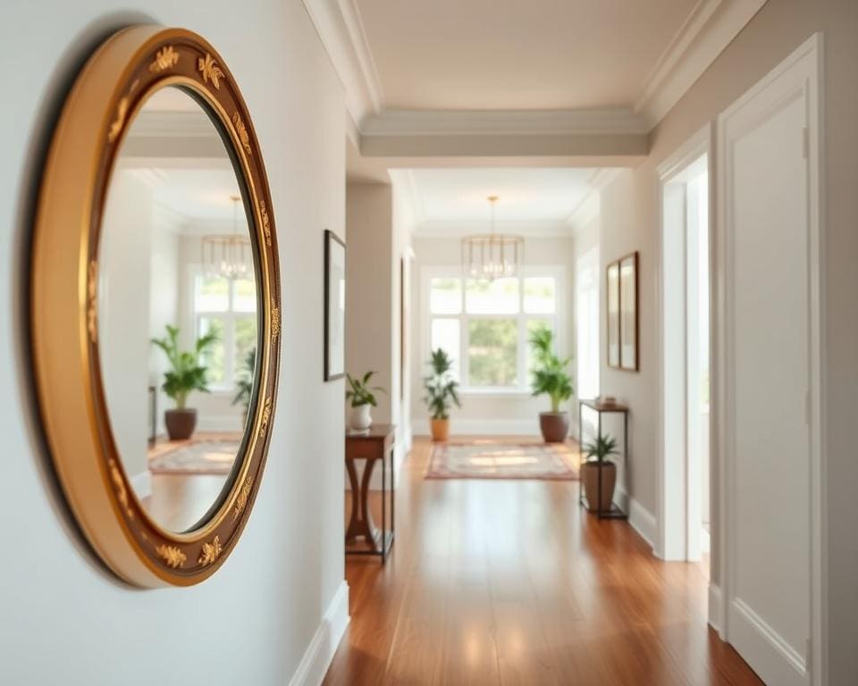 Welke ronde wandspiegel maakt je hal groter?