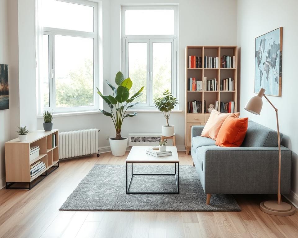 kleine woonkamer inrichten