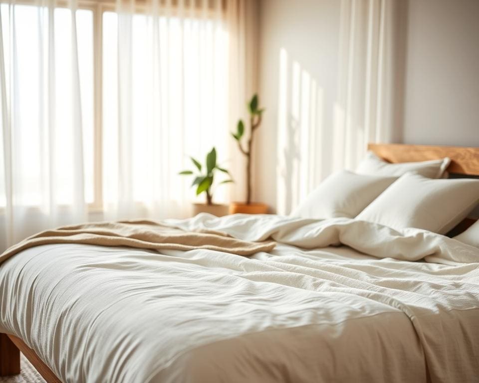 natuurlijk beddengoed