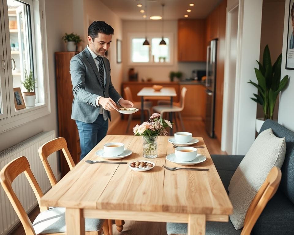 eettafel kleine woning