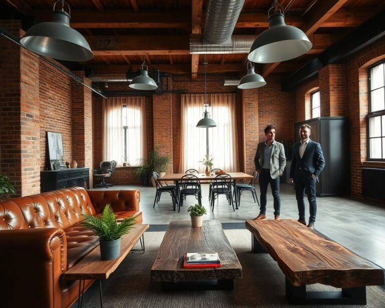 industriële look interieur