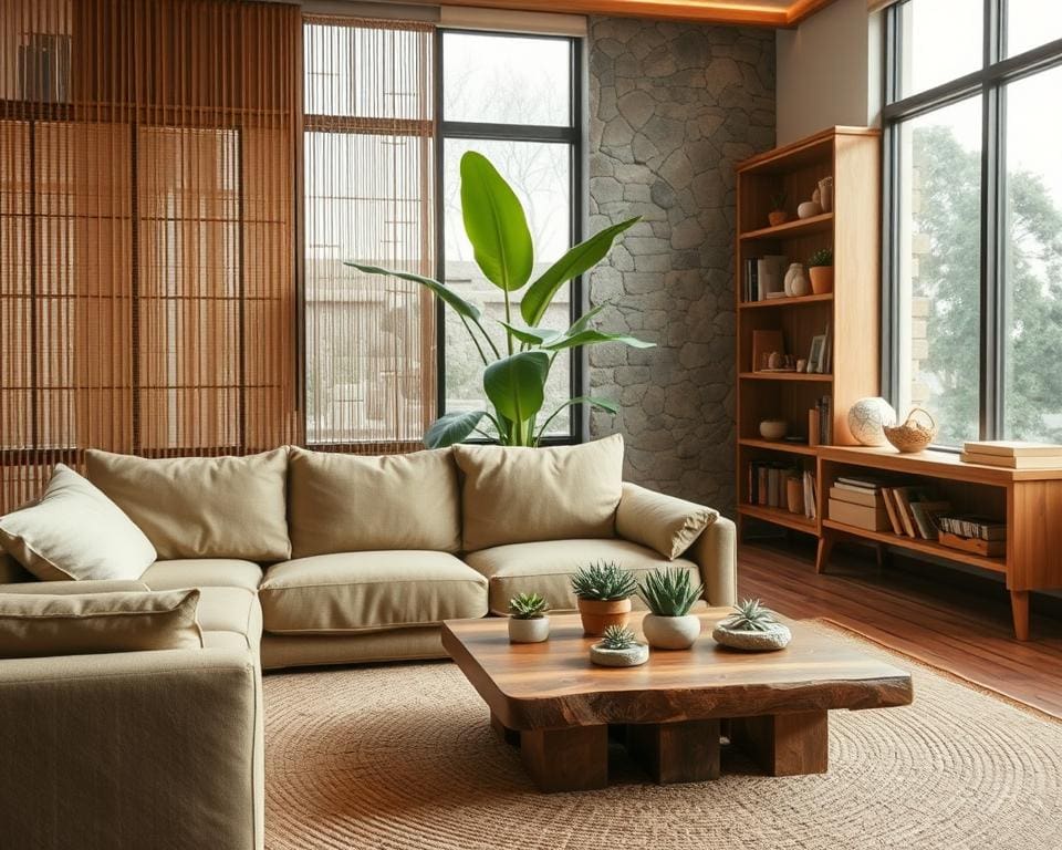 natuurlijke materialen interieur