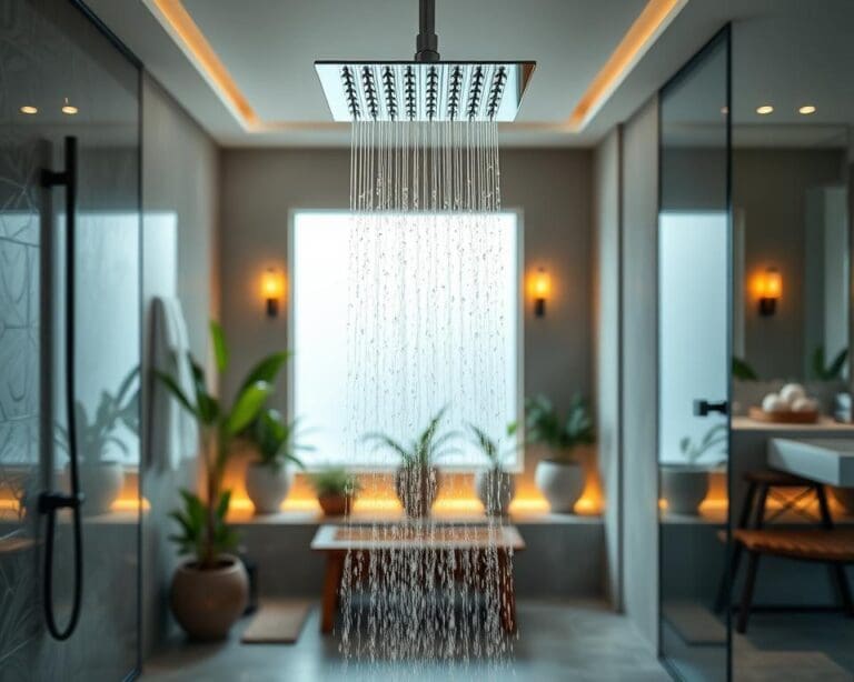 regendouche badkamer